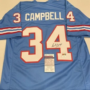 Earl Campbell Signed Jersey w/ JSA Authentication - Picture 1 of 3