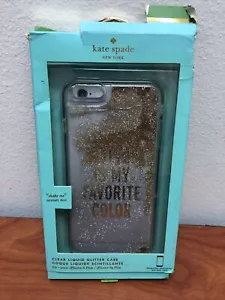 Kate Spade iPhone 6 Plus iPhone 6s Plus Glitter is My Favorite Color Gold Case - Picture 1 of 4
