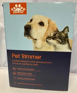 Dog Grooming, Pet Trimmer, 4in1, Low Noise, Nail Grinder, Wireless, Rechargeable - Picture 1 of 4
