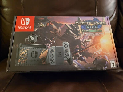 Nintendo Switch Console Monster Hunter Rise Deluxe Edition * In Hand * - Image 1 of 4