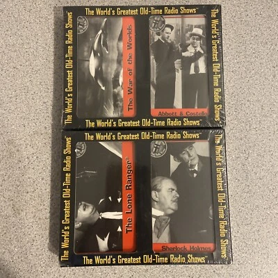 Worlds Greatest Old-Time Radio Show New Cassettes Sherlock Abbott & Costello - Image 1 of 3
