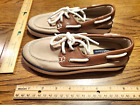 Polo Ralph Lauren Sander Boat Shoes Slip-On Boat Unisex Boys Tan Khaki, 13.5 EU