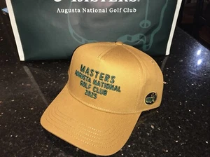 Masters Brown Hat Augusta National Golf Club 2025 Berckmans Place Logo SnapBack - Picture 1 of 2
