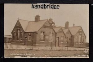 Clenchwarton, Escuelas - Oeste de King's Lynn - Postal fotográfica real - Imagen 1 de 1