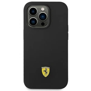 Ferrari iPhone 13 Pro Max MagSafe Hülle Cover Case Silicone Innenfutter Black - Bild 1 von 7