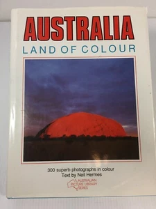 Australia Land Of Colour Vintage Hardcover Coffee Table Book 1987 Neil Hermes - Picture 1 of 12