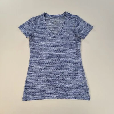 锐步衬衫女式超小号紫色跑步休闲户外 — 第 1/4 张图片