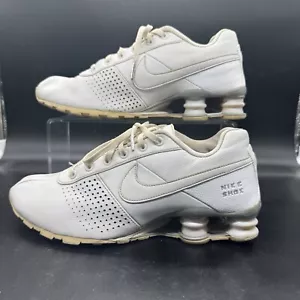 Nike Shox Deliver White Size 6.5Y Womens SZ 8 Running Shoes Sneakers 318130-111 - Picture 1 of 9