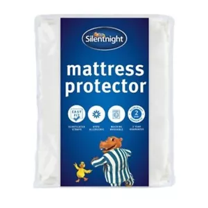 Silentnight EASY FIT Elasticated Easy Fit Mattress Protector Anti Allergy King - Picture 1 of 4