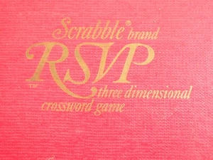 RSVP Scrabble Brand Three Dimensional Crossword Game 1966 original G+ 231113 - Picture 1 of 12