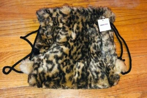 Limited Too Leopard Drawstring Bag Purse NWT - Picture 1 of 1