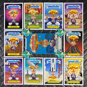 GARBAGE PAIL KIDS BNS1 2012 COMPLETE 10-CARD SET ADAM BOMB THROUGH HISTORY +WRAP - Picture 1 of 2