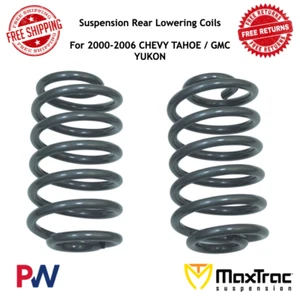 Maxtrac Suspension Rear Lowering Coils For 2000 - 2006 Chevy Tahoe / GMC Yukon - Picture 1 of 2
