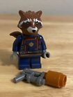 LEGO Marvel Minifigures Rocket Raccoon Dark Blue Suit, Reddish Brown Head