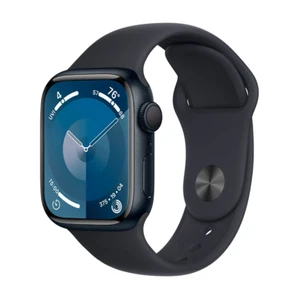 Apple Watch Series 9 41mm Midnight Case w/ Midnight Sport Band S/M MR8W3LL/A - Picture 1 of 2