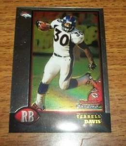 1998 Bowman Chrome Terrell Davis Card #BCP10 - Picture 1 of 2