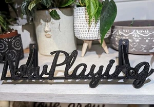 NOW PLAYING - Vinyl Record Display / Wall Mount / Shelf Storage - 3D Printed - Picture 1 of 13