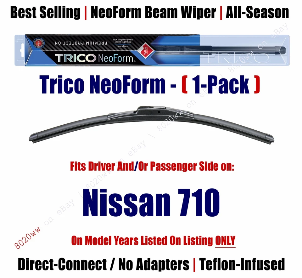 Super Premium NeoForm Wiper Blade Qty 1 fits 1974-1977 Nissan/Datsun 710 - 16160 - Image 1 of 1