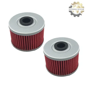 2 Pack Oil Filter for Honda NX250 1988 1989 1990 1991 1992 1993 1994 1995 - Picture 1 of 2