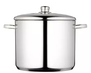 MasterClass Stainless Steel Stockpot, 14L Induction-Ready Mirror-polished - Picture 1 of 6