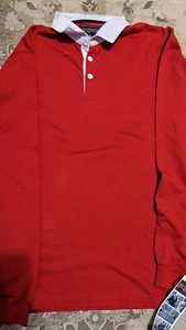 JanSport 67 Sport Langarm Rugby Shirt Herren S NOS Vintage Selten * - Bild 1 von 15