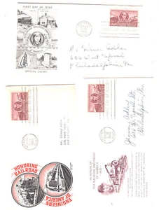 US Casey Jones, 3 Railroad cachet covers first day covers - Picture 1 of 1