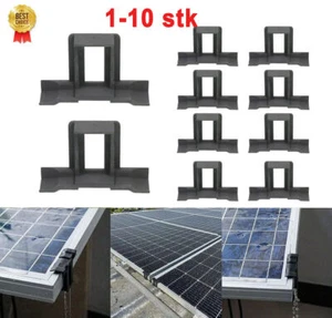 4x/10x Solar Panel Entwässerung Clip Wasser Ablauf Solar Befestigung Neu - Picture 1 of 16
