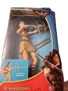 Mattel 2016 DC Comics Wonder Woman Bow Wielding Diana 12” Doll Warner Bros. Ent. - Picture 1 of 7