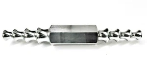 Formpfahl Doppelendpfahl 8 Antiklastisch Freiform Konkave Formen Schmuck  - Bild 1 von 9