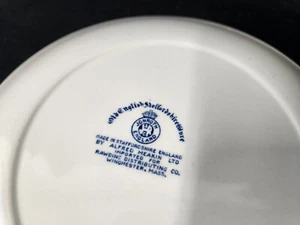 Souvenir of Boston Mass Old English Staffordshire Ware Collector Plate - Picture 1 of 5