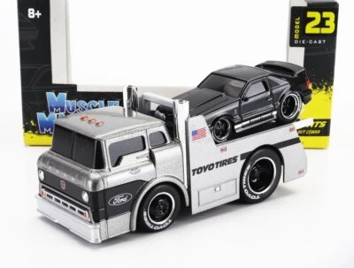 MODELLINO CAMION STATICO MAISTO FORD C600 CARRO ATTREZZI MUSTANG COBRA 1/64 - Immagine 1 di 4