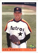 1993 Osceola Astros Classic/Best #21 Joe Sewell
