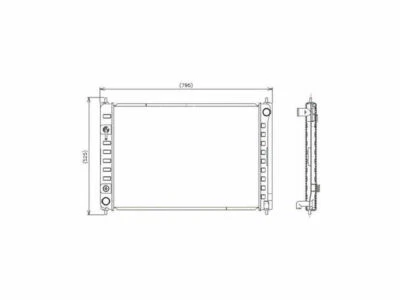 Radiador Denso 52935TC 2010 2011 2012 2013 compatible con Nissan Murano 2009-2014 Foto 1 de 2