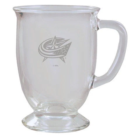 Columbus Blue Jackets 16oz. Etched Cafe Mug Cover