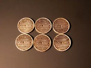 28mm Painted Apocalyptic Fallout Exhaust Sewer Lids Protocol Scatter Terrain - Picture 1 of 1