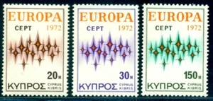 Zypern 1972 Europa, CEPT, Sterne, Mi.374, postfrisch - Bild 1 von 1
