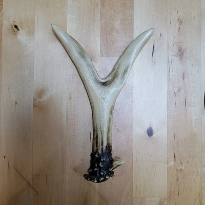 Rustic Deer Antler Wall Decor Polyresin Letter Y Cabin Lodge Hunting Accent Art - Image 1 of 2