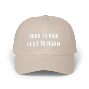 Birthday Gift Adjustable Dad Cap - Born to Ride Dad Hat, Outdoor Gear and  for - Picture 1 of 41