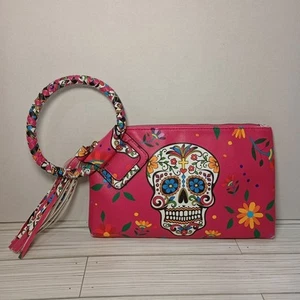 Skull Clutch Wristlet Women Evening Bags Party Cocktail Purses and Handbags - Picture 1 of 11