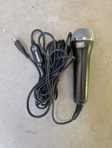 Guitar Hero Rock Band Microphone Xbox 360 PS3 Wii Black Logitech E-UR20 - Picture 1 of 3