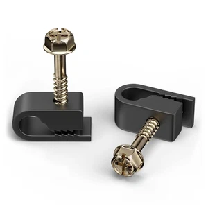 THE CIMPLE CO Wire Clips, Single Cable Wall Clip, Coaxial, Cat6, Electrical W... - Picture 1 of 8
