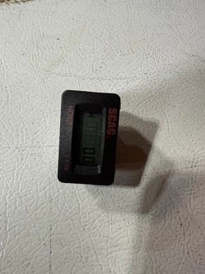 Scag Digital Hour Meter New OEM Scag Part Fits All Models 484566 Diesel - Image 1 of 2