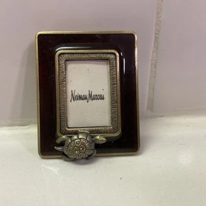 JAY STRONGWATER Turtle Enameled Miniature Picture Frame Neiman Marcus - Picture 1 of 2