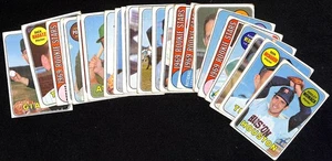 (26) Carte Topps Baseball 1969 numeri alti senza doppioni VG-VG/EX - Foto 1 di 2