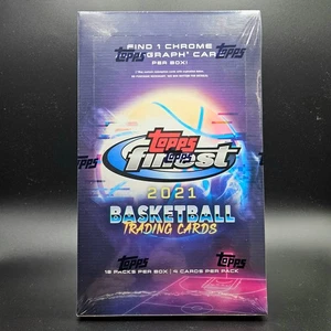 2021 Topps Finest Basketball Hobby Box - Sealed - 1 Autograph - Picture 1 of 2