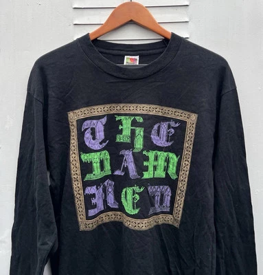 Camisa de Punk Rock The Damned Vintage Tour Band 1998 Manga Larga Concierto Grande Foto 1 de 4