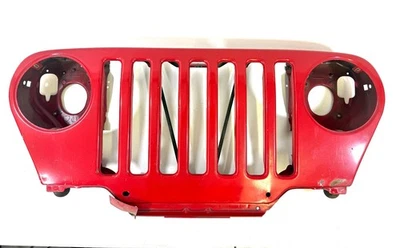 Jeep TJ Wrangler OEM Front Grille Shell FLAME RED (PR4) 1998-2006 - Image 1 of 4