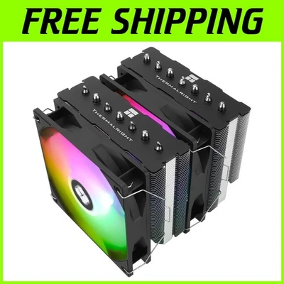 Dual 120mm ARGB Fans CPU Cooler with 7 Heat Pipes for Ultimate Heat Dissipation - Image 1 of 4