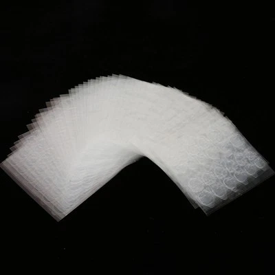 MARKENLOS 50 Sheet Fake Nail Adhesive Tabs DoubleSided Waterproof Transparent Gel Nail BAK