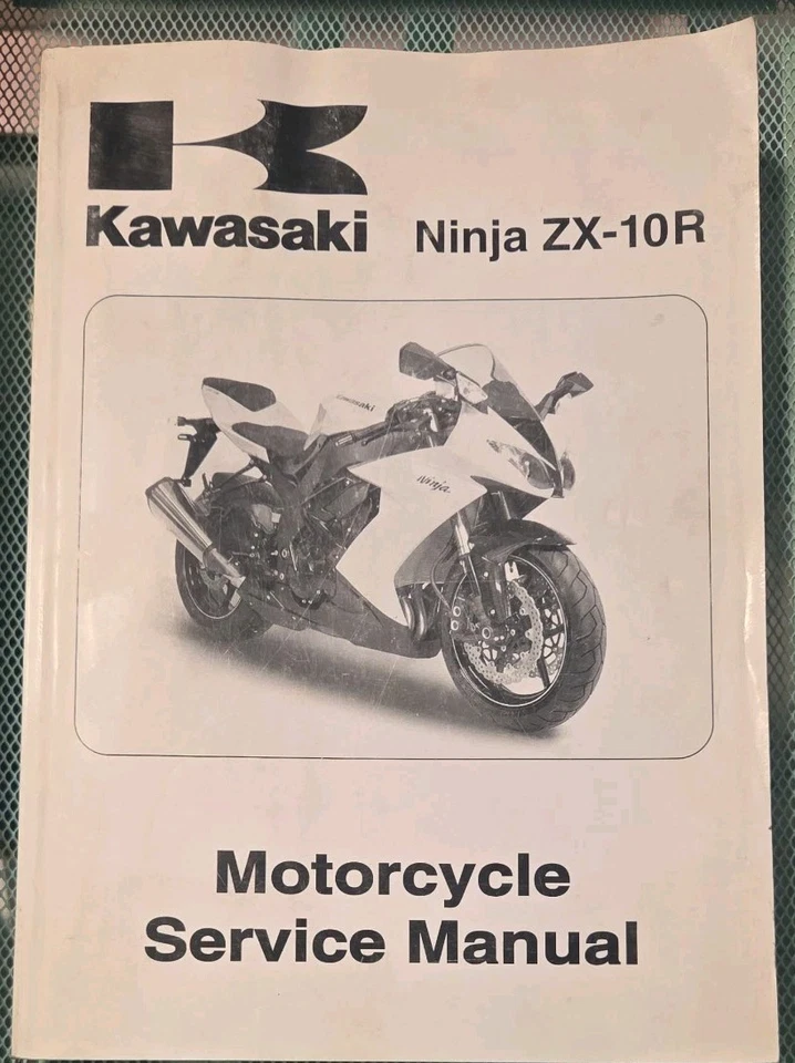Kawasaki Ninja ZX-10R 2008 OEM MANUAL DE REPARACIÓN DE SERVICIO P/N: 99924-1388-01 Foto 1 de 4